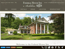 Tablet Screenshot of federalhouseinn.com